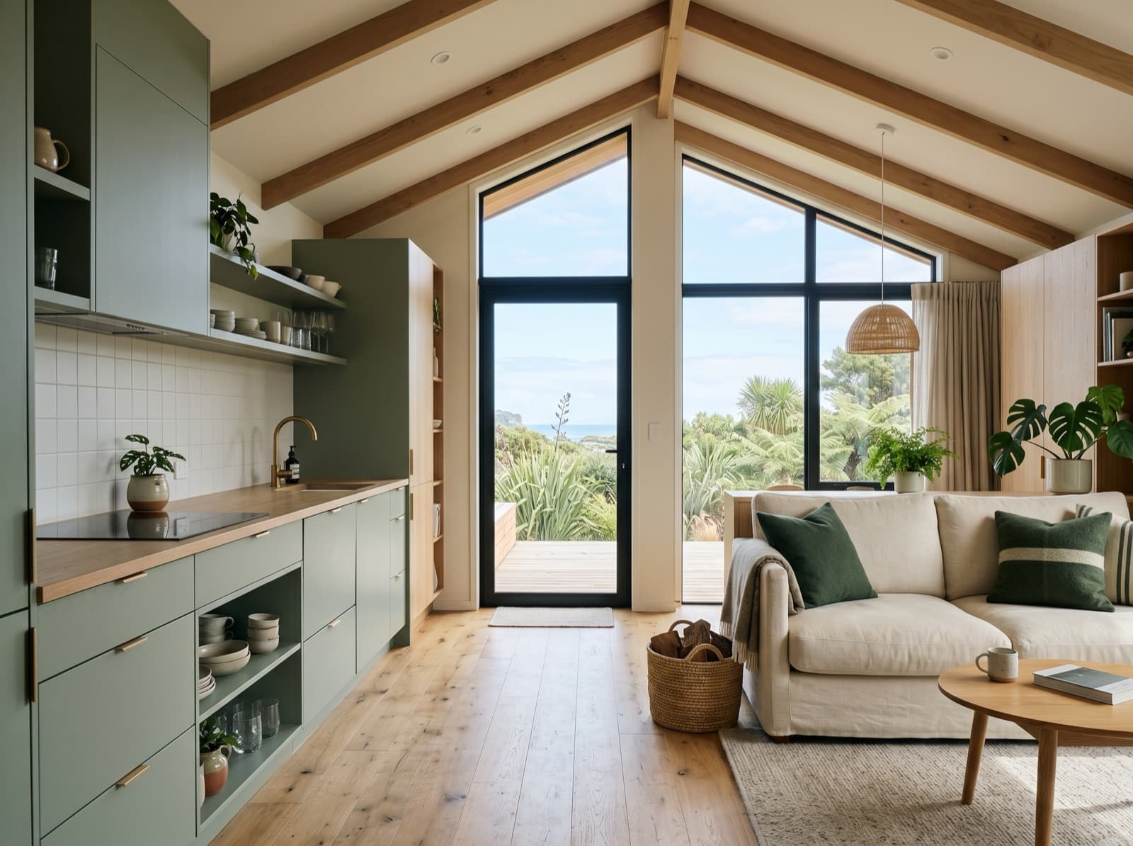 Planning the space in a 60 m² home