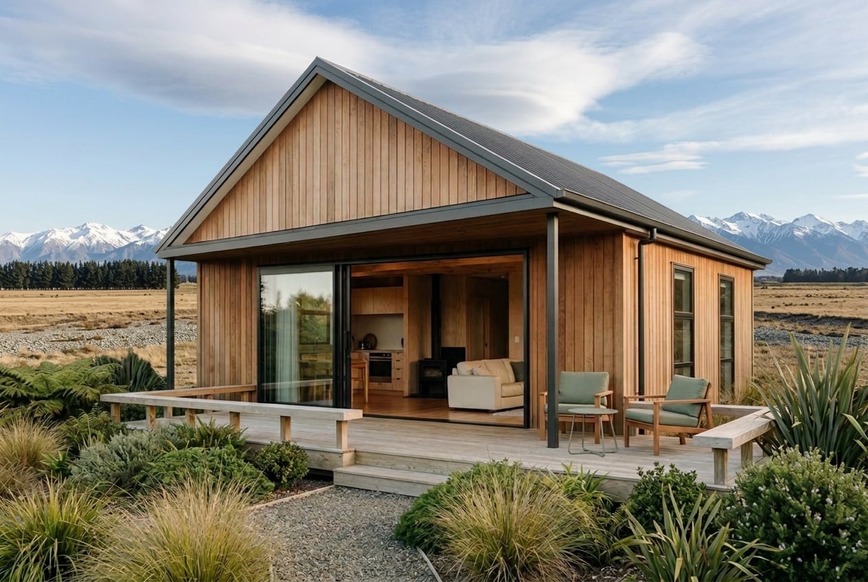 Kōwhai 60 shown in a Canterbury setting