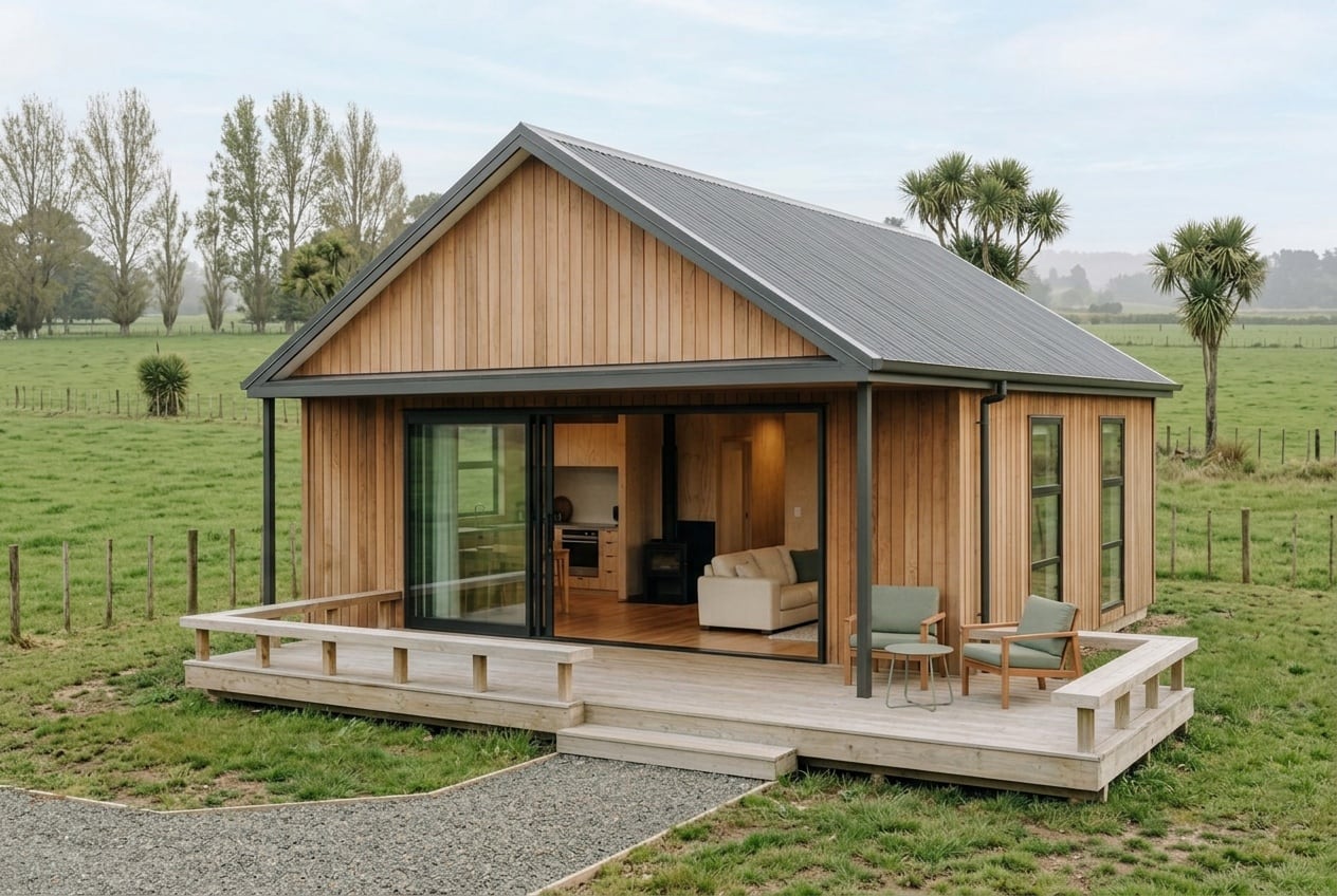 Kōwhai 60 shown in a Waikato setting