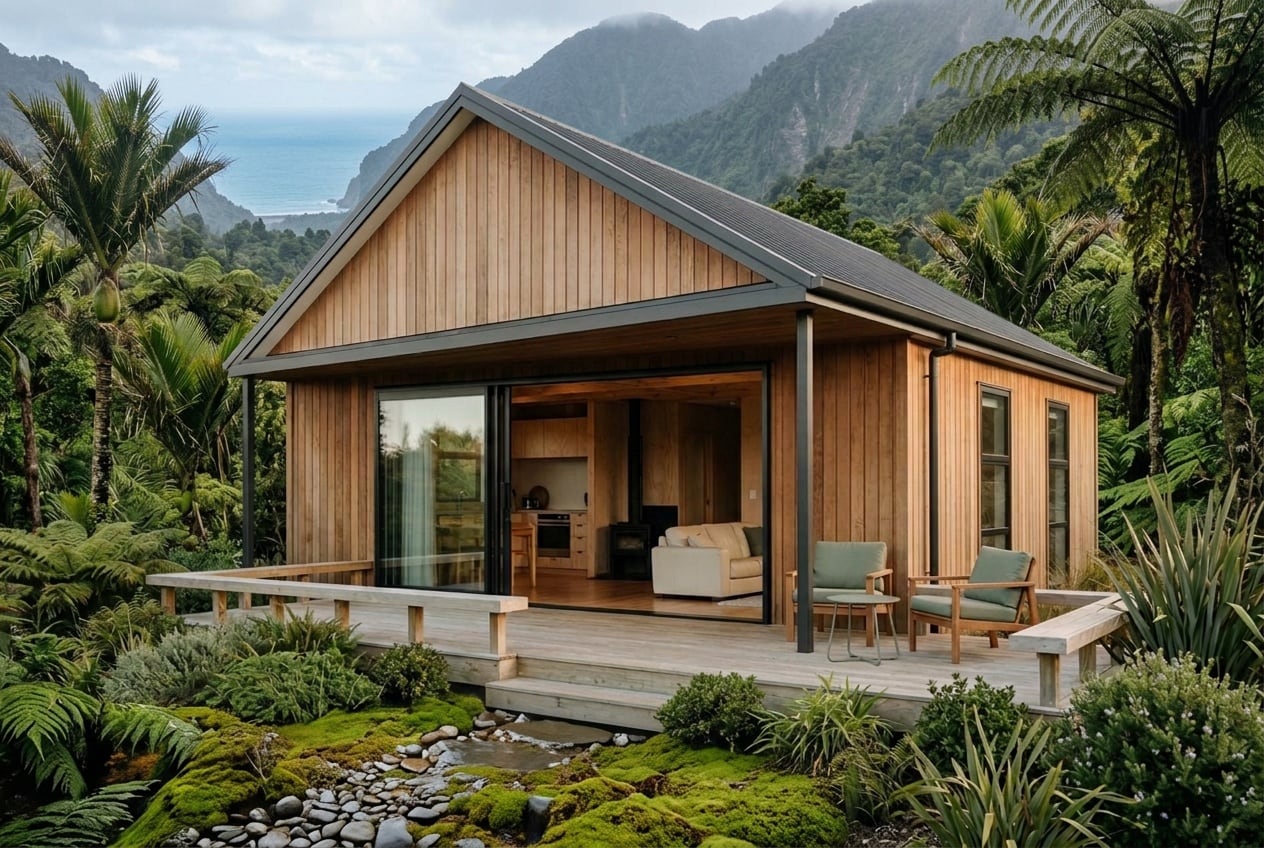 Kōwhai 60 shown in a West Coast setting